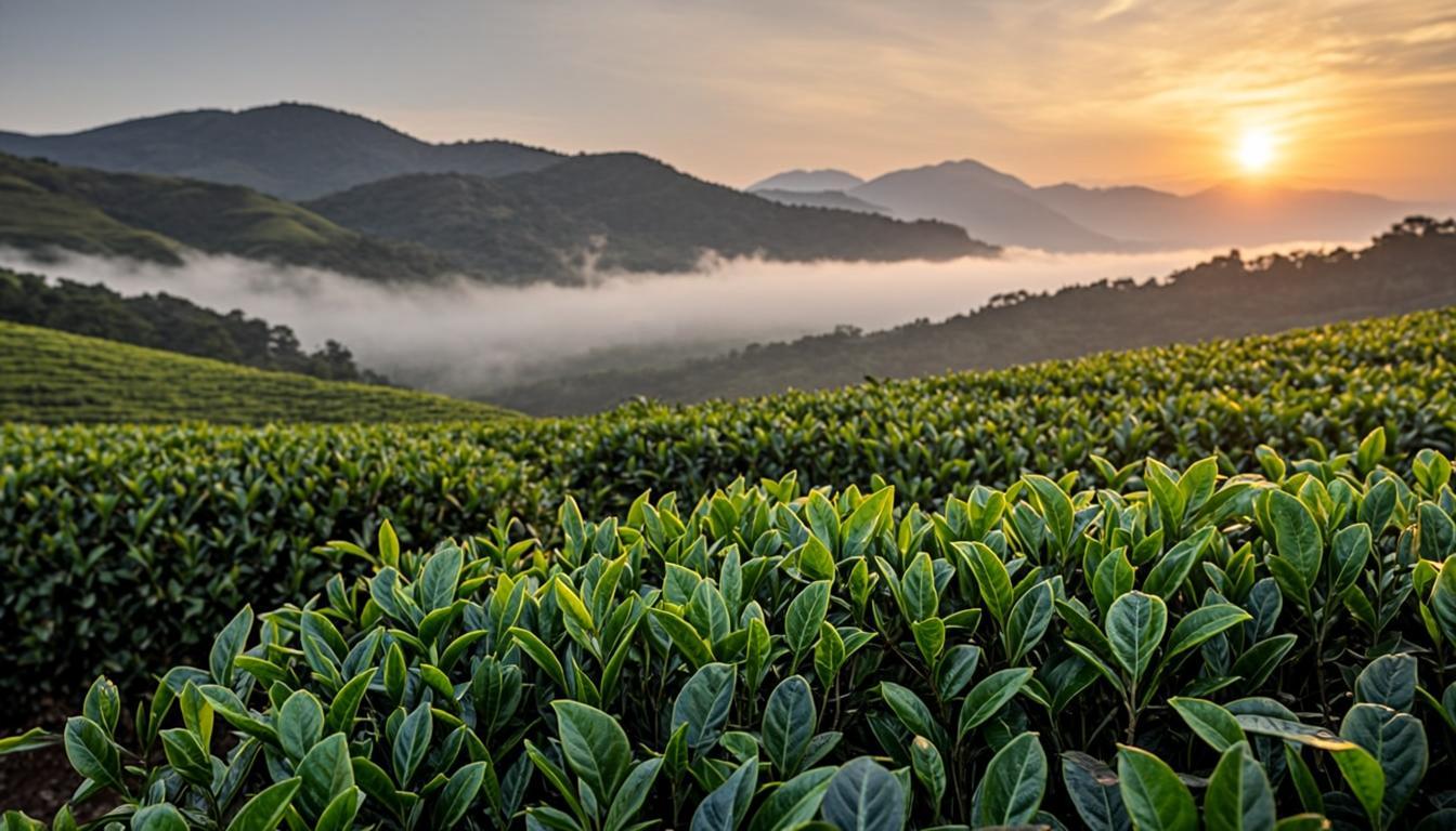 Luxury tea garden in the Nepali Himalayas